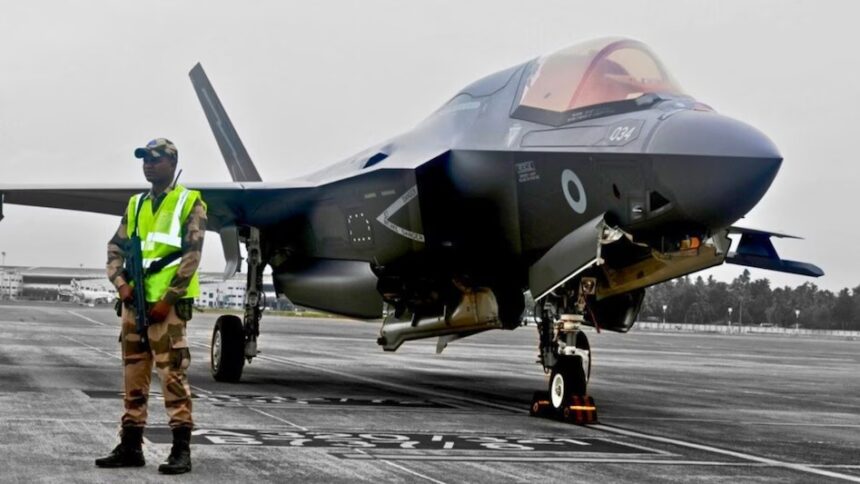 केरल में 10 दिन से फंसा F-35 लड़ाकू विमान, बढ़ी सुरक्षा चिंता