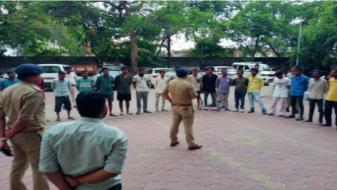 Raipur Police Crackdown