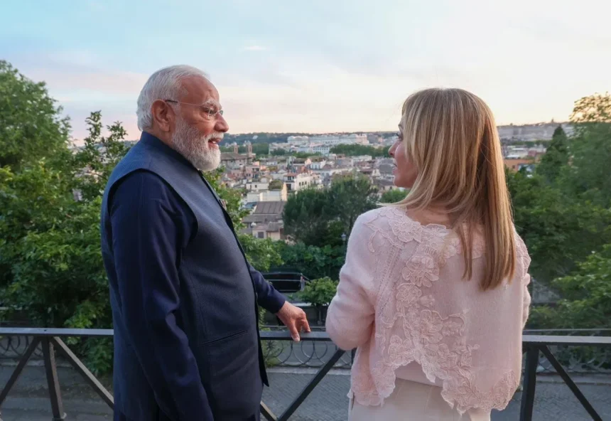 PM Modi Meloni Meeting