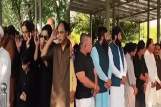 Shoaib Akhtar brother's funeral