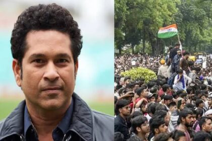 Paper Leak Protest, Sachin Tendulkar