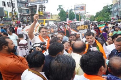 Raipur BJP Congress Clash