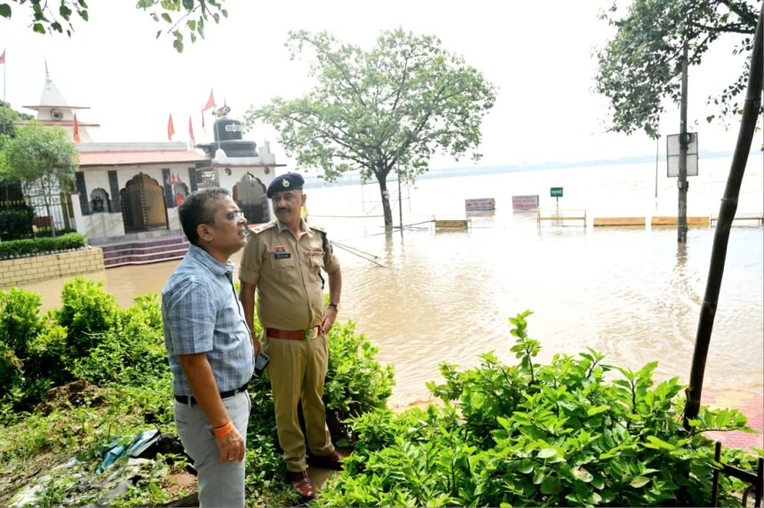 शिवरीनारायण, महानदी जलस्तर, जांजगीर-चांपा, बाढ़ राहत,