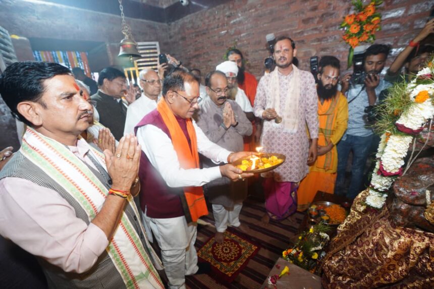 मदकूद्वीप, विष्णु देव साय, मुंगेली, छत्तीसगढ़ समाचार, कन्या पूजन,